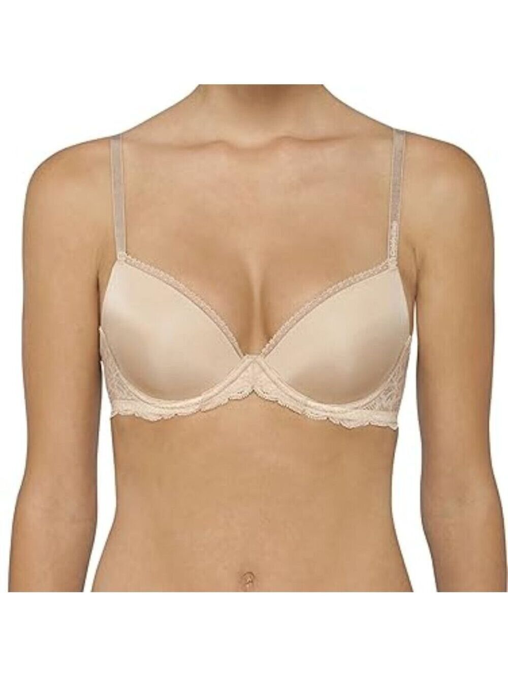 **Calvin Klein** Seductive Comfort Lace Push-Up Demi Bra 36C NWOT